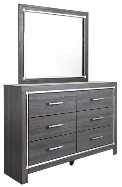 Picture of Bedroom Mirror/Lodanna/Gray