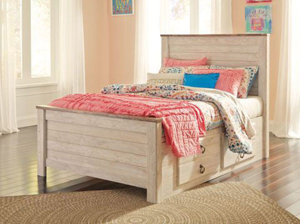 Picture of Willowton FULL STORAGE PANEL BED