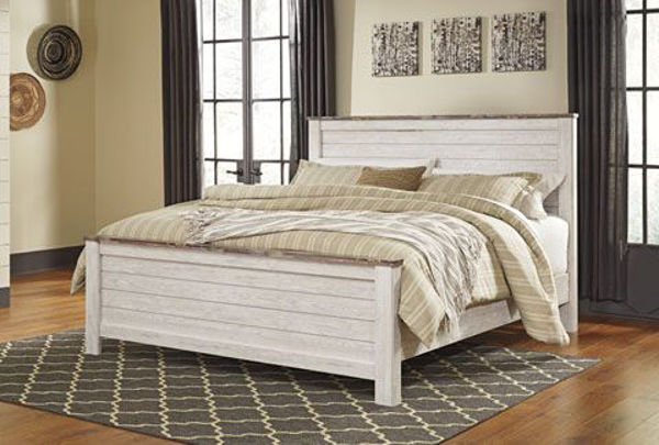 Picture of Willowton KING PANEL BED