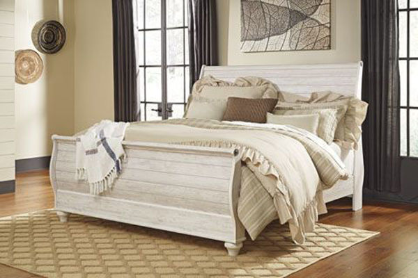 Picture of Willowton KING SLEIGH BED