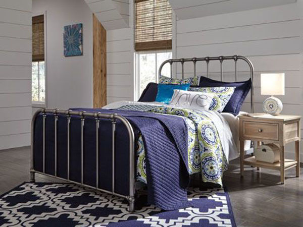 Picture of NASHBURG FL METAL BED PEWTER