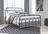 Picture of Nashburg QUEEN METAL BED MATTE BLACK