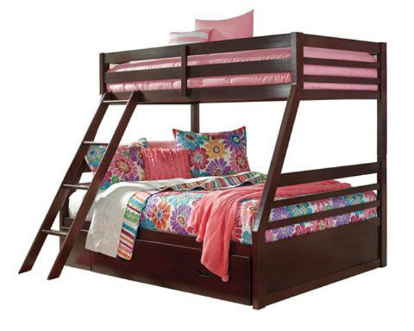 Picture of Halanton TWIN/FULL BUNK BED W/STORAGE