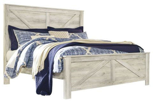 Picture of Bellaby KING PANEL BED W/CROSSBUCK