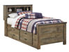 Picture of Trinell TWIN BOOKCASE BED W/TRUNDLE