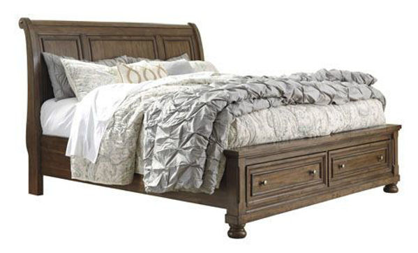 Picture of Flynnter King Sleigh Storage Bed