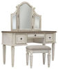 Picture of Realyn Vanity/Mirror/Stool (3/CN)