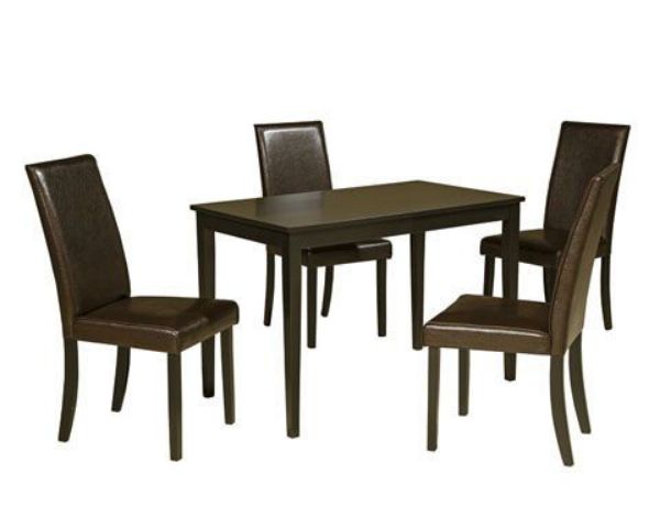 Picture of Kimonte 5 PC DINING SET - BROWN