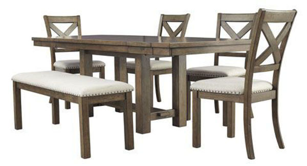 Picture of Moriville 6 PC RECT DINING SET
