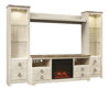 Picture of WILLOWTON WILLOWTON 5 PC ENT WALL W/FP LOGS