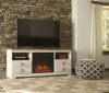 Picture of WILLOWTON TV STAND W/FP LOGS