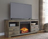 Picture of TRINELL TV STAND W/FP LOGS