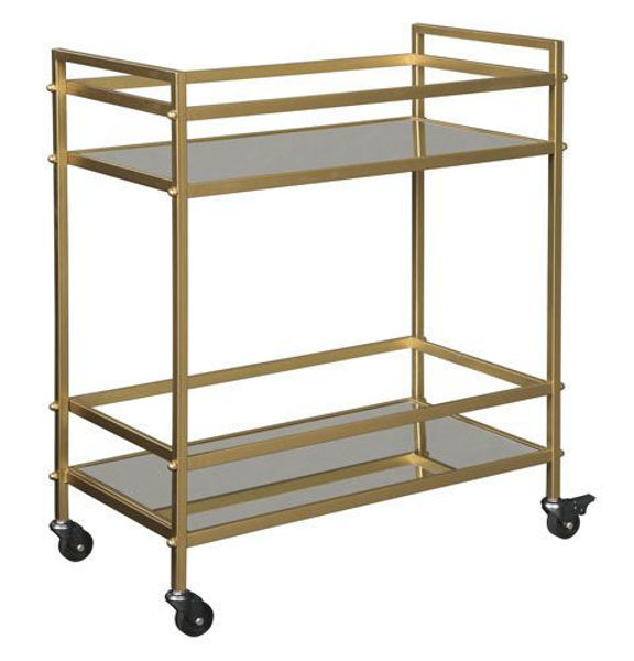 Picture of Bar Cart/Kailman/Gold Finish