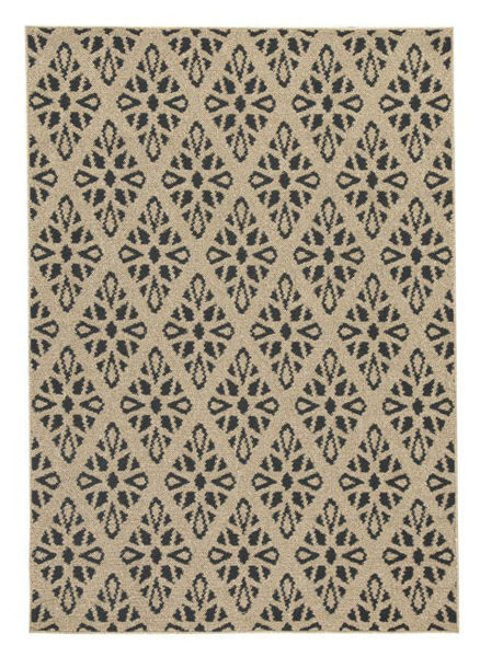 Picture of Medium Rug/Jerrod/Black/Tan