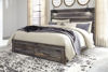 Picture of Drystan King Panel Bed w/Storage Footb