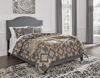 Picture of Adelloni KING UPHOLSTERED BED - GRAY