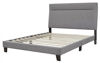 Picture of Adelloni KING UPHOLSTERED BED - GRAY