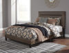 Picture of Adelloni KING UPHOLSTERED BED - BROWN