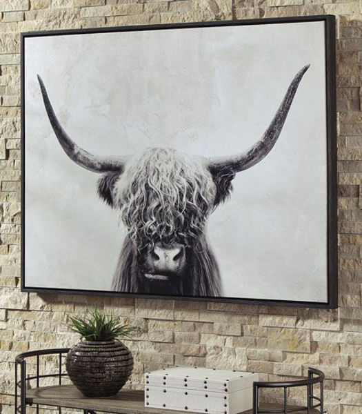 Picture of Wall Art/Pancho/Black/White