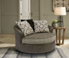 Picture of Abalone Oversized Swivel Accent Chair