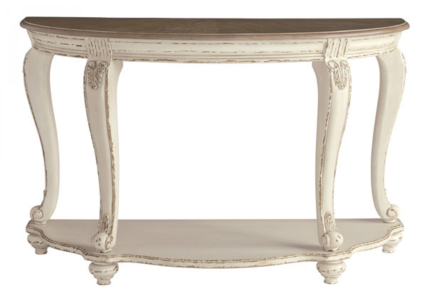 Picture of Sofa Table/Realyn/White/Brown