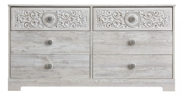 Picture of Paxberry Drawer Dresser Whitewash