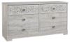 Picture of Paxberry Drawer Dresser Whitewash