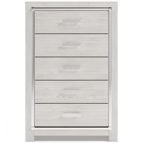 Picture of Five Drawer Chest/Altyra/White