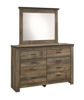 Picture of Bedroom Mirror/Trinell/Brown