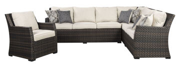 Picture of Easy Isle 3-Piece Sofa Sectional/Chair with Cushion