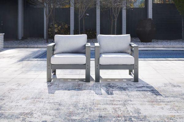 Picture of Amora Outdoor Lounge Chair with Cushion (Set of 2)