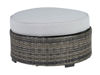 Picture of Harbor Court Ottoman with Cushion