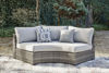 Picture of Harbor Court Curved Loveseat with Cushion