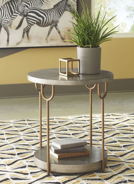 Picture of RANOKA ROUND END TABLE
