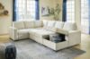 Picture of Millcoe 3-Piece Sectional with Pop Up Bed