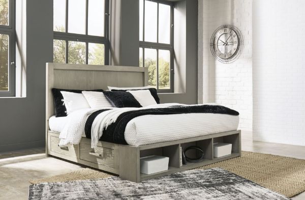 Picture of Fawnburg California King Panel Bed with Storage