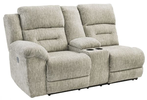 Picture of Family Den Left-Arm Facing Power Reclining Loveseat with Console