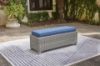 Picture of Naples Beach Outdoor Bench with Cushion