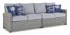 Picture of Naples Beach Outdoor Right and Left-arm Facing Loveseat with Cushion (Set of 2)