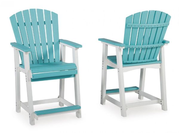 Picture of Eisely Outdoor Counter Height Bar Stool (Set of 2)