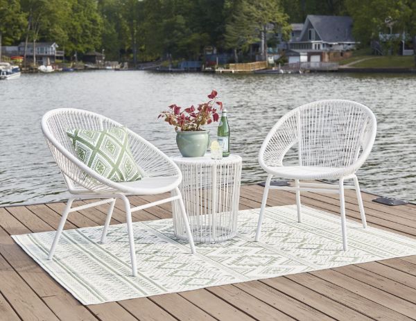 Picture of Mandarin Cape Outdoor Table and Chairs (Set of 3)