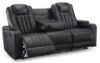 Picture of Center Point Reclining Sofa with Drop Down Table