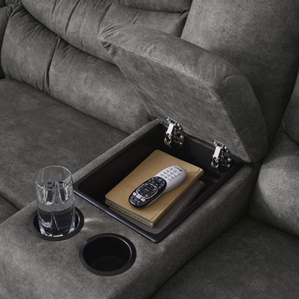 Picture of Partymate RAF Reclining Loveseat with Half Wedge Console