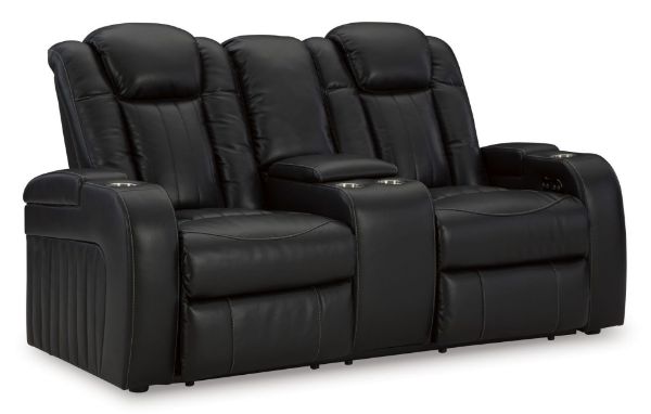 Picture of Caveman Den Power Reclining Loveseat with Console