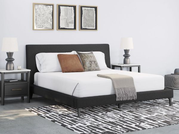 Picture of CADMORI KING UPHOLSTERED BED WITH ROLL SLATS