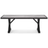 Picture of Beachcroft Outdoor RECT Dining Table w/UMB OPT