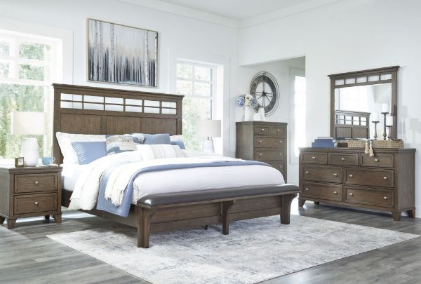 Picture of SHAWBECK 6PC KING PANEL BEDROOM