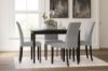 Picture of KIMONTE 5PC DINING SET - GRAY