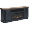 Picture of LANDOCKEN TV STAND W/ FIREPLACE LOGS