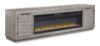 Picture of NAYDELL TV STAND W/FP GLASS